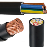 کێبلی پاوەر-MS-مبرد- مس-CU/PVC/FILLER/PVC-3x120 mm²+70 mm²