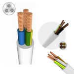 کێبلی پاوەر-MS-شعری- مس-CU/PVC/PVC-2x0.5 mm²
