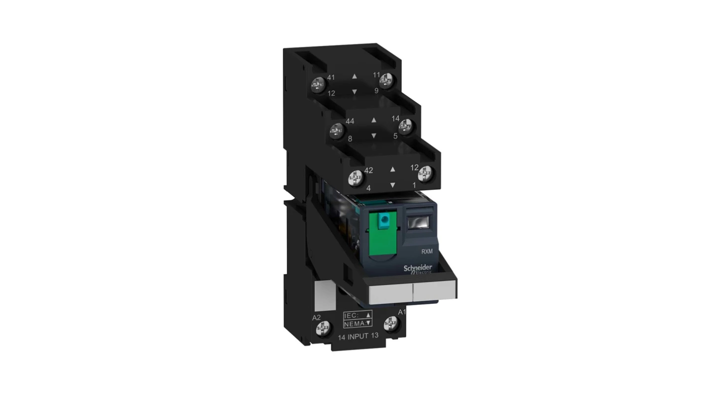 SHNID-INTR-RELAY-2DO ڕێلە/ Schneider/ RXM4AB2BD 2CO/8PIN 5A/250VAC /220VAC/50/60 Hz - Image 1