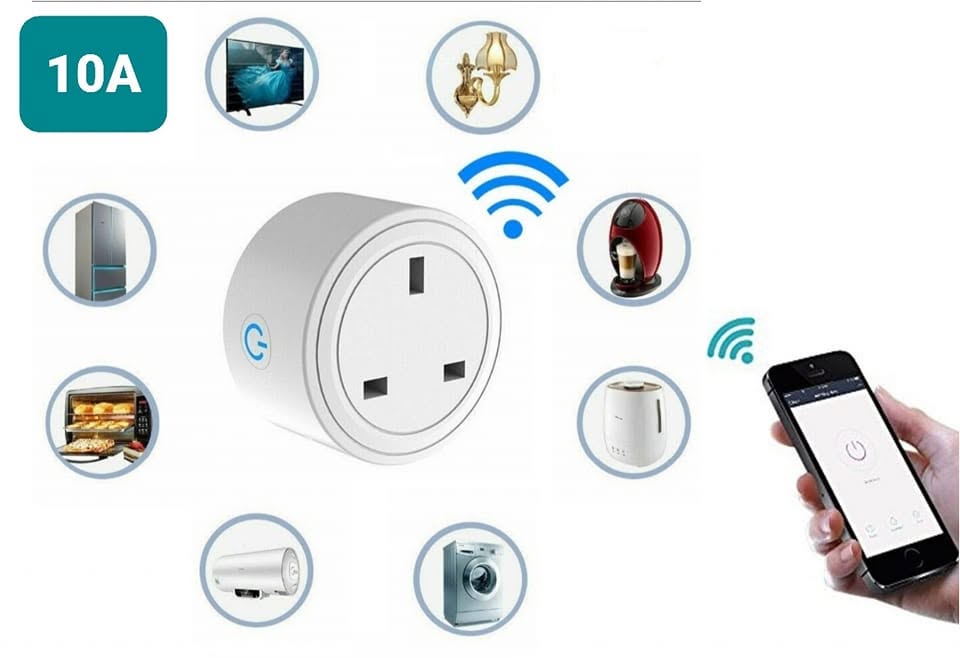 WIFI-SWITCH-UK سویچی وایفای/ Smart Electric/ ٣چیلکە/UK 16A /220VAC/50/60 Hz - Image 1